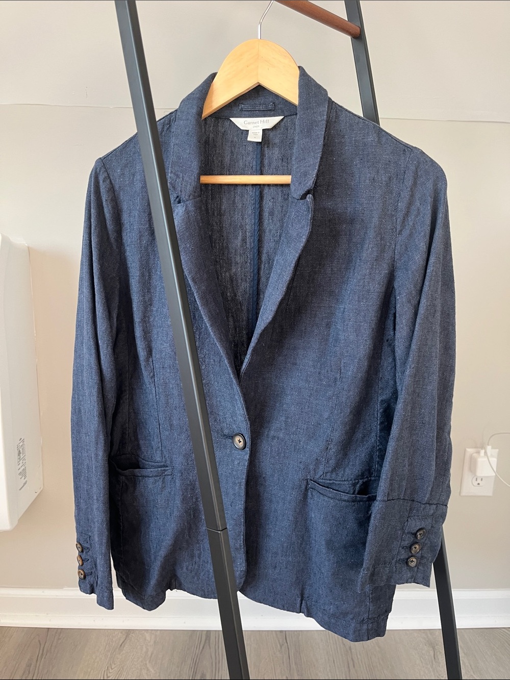 Garnet Hill linen blazer
